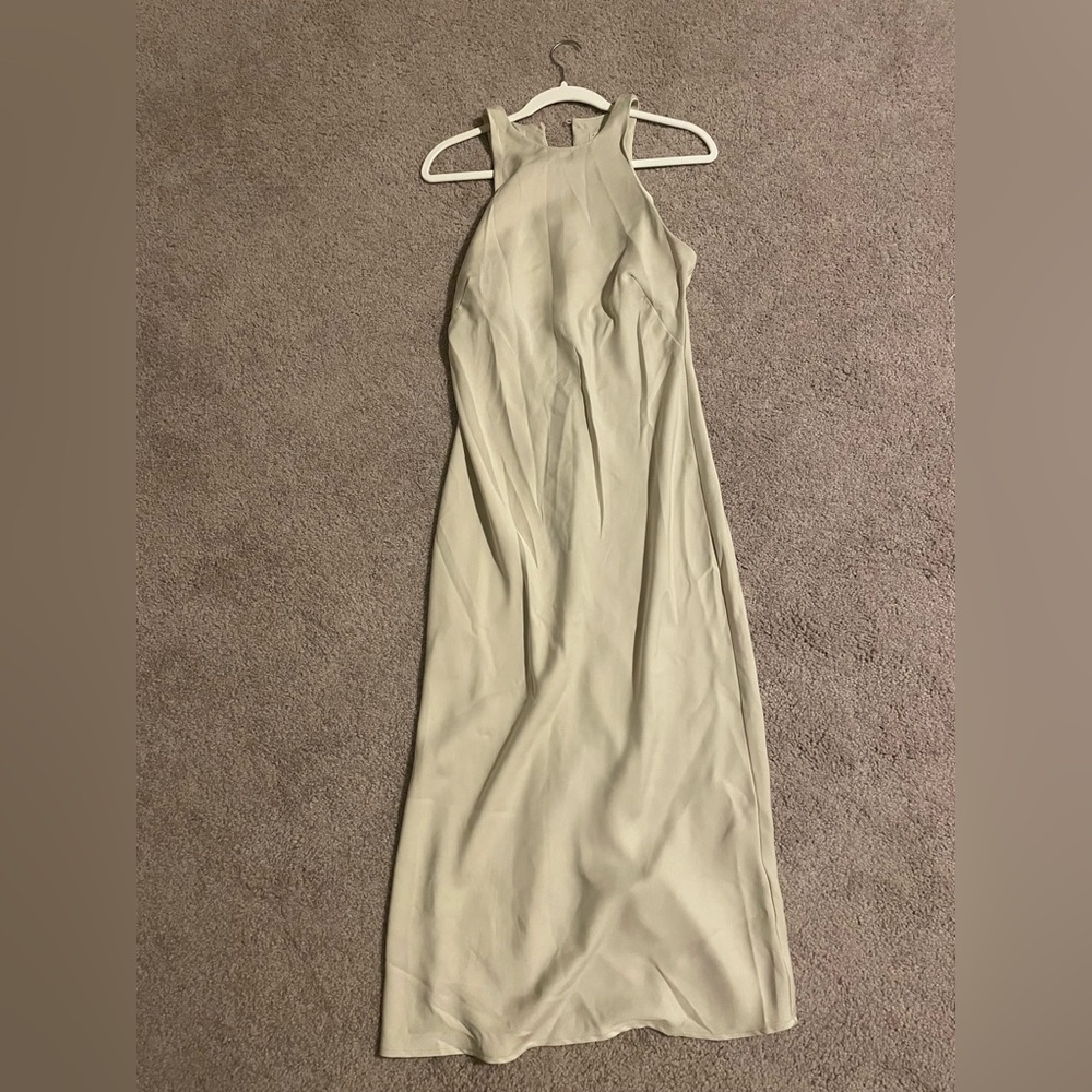 Target halted satin dress - small - same design as brown never wore it…no tag